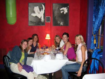 Hot mamas!  At Bella Luna for My/Colleen's B-day
