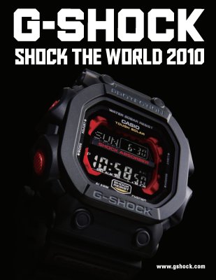 Casio G-Shock, Baby-G - Shock The World 2010 Catalogue