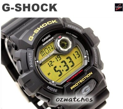 CASIO G-SHOCK NEW FRONT BUTTON DESIGN G-8900 G-8900-1 SUPER LED STOCK RESISTANT