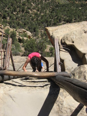 don't look down or up