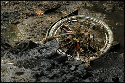 drowned bike