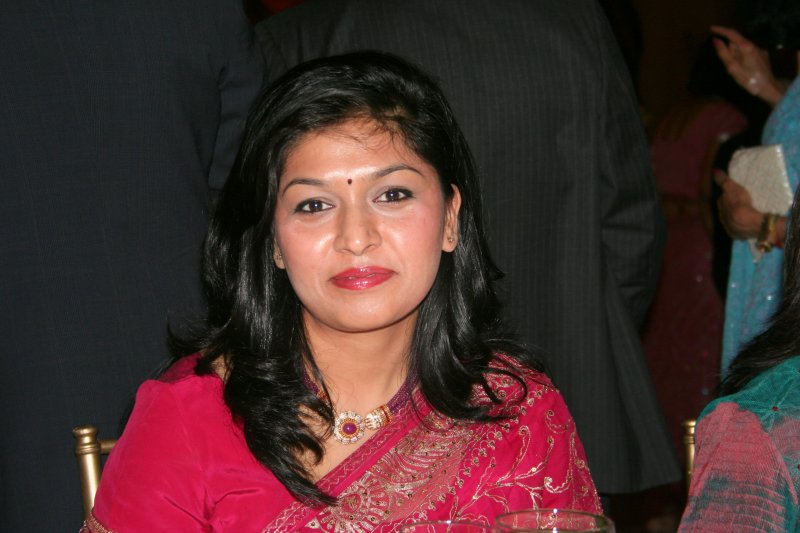 Sona Jain at the reception