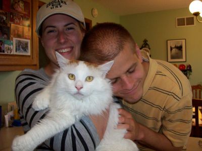 Here is Sarah's cat: Mr. Pippen