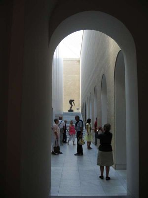 Rodin at the top of the stairs. Glyptotek