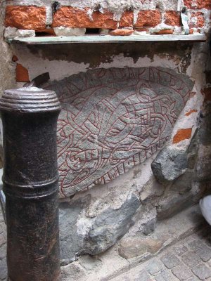 A rune in Old Stockholm.