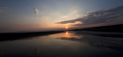 Sunset over Camber sands