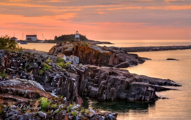 133.6 - Grand Marais Sunrise, From South Side Of Harbor