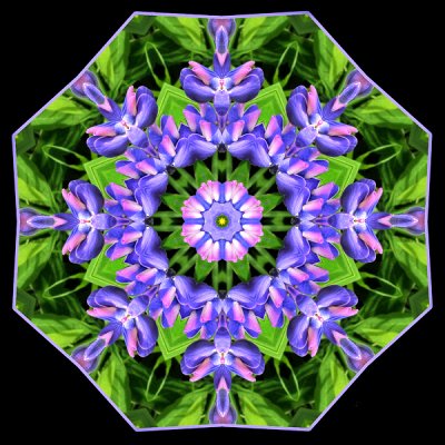 Lupine Octagon Kaleidoscope