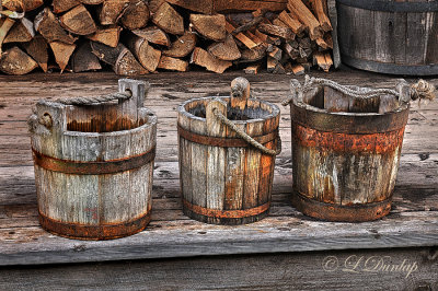 106.32 - Wooden Buckets:  Grand Portage National Monument