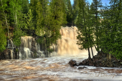 22.41 - Gooseberry Falls:  Lower Falls After Spring Rains