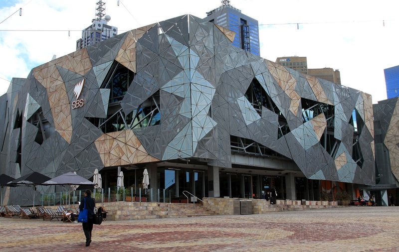 Building at Federation Square.