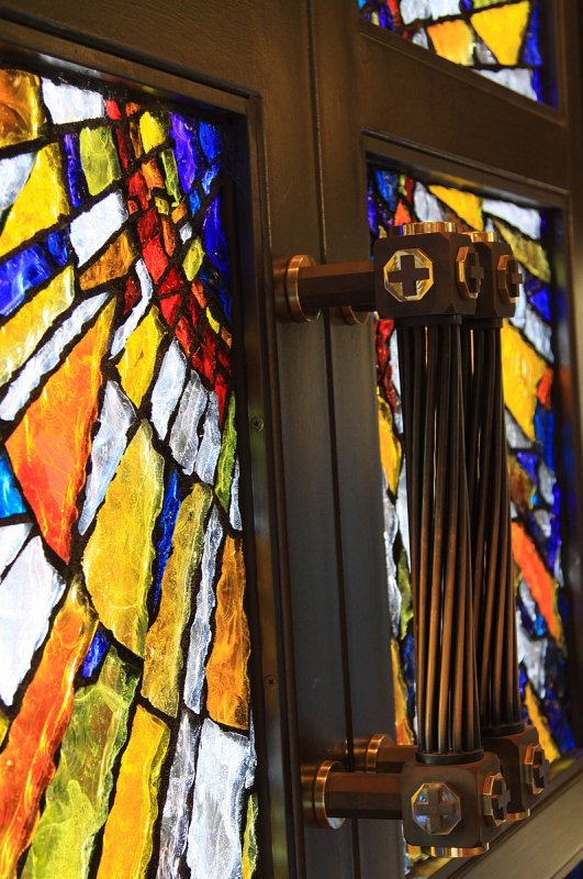 Glass doors St. Pauls, Melbourne.