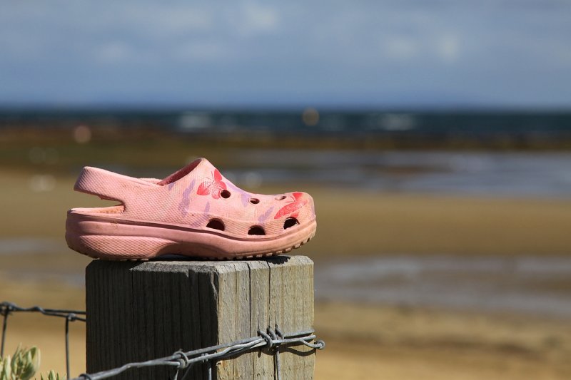 Shoe @ the beach, Melbourne.