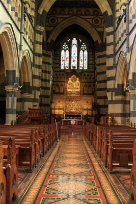 Inside St. Pauls cathedral, Melbourne