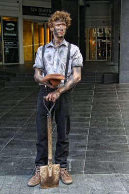 Dirty boy in Auckland City