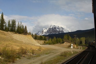 On Rocky Mountaineer..