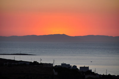 Syros, view of Kythnos island