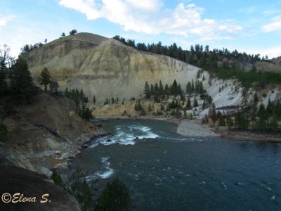 Canyon and Yellowstone river