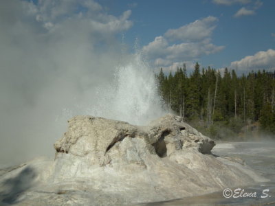 Castle geyser