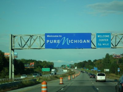 On the road of Michigan