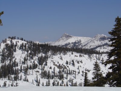 Mountain Views while Snow Boarding