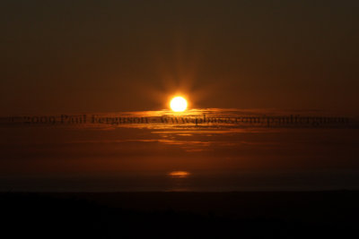 2009-08 Sunset over Carn Brea