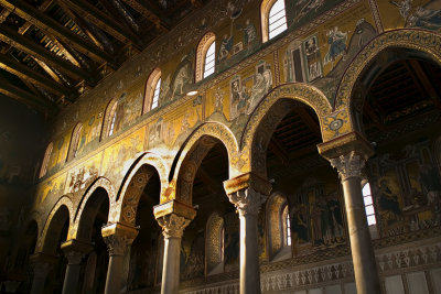 Monreale Mosiac Columns