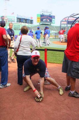 Me on Fenway Field, 3 September 2011