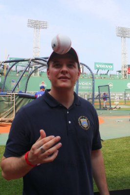 Tossing a Ball on Fenway, 3 September 2011