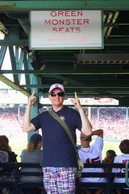 Near the Green Monster Seats, 3 September 2011