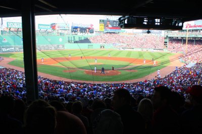 View from Our Seats, Section 21, Row 14, Seats 15-16, 3 September 2011