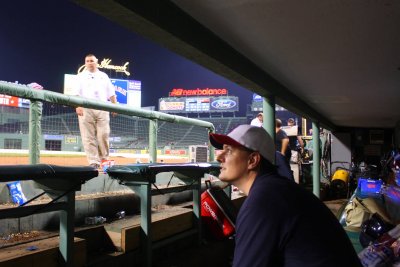 Me Again in the Dugout, 3 September 2011