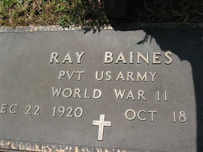 PVT US ARMY
World War II
Dec 22, 1920
Oct 18, 1982