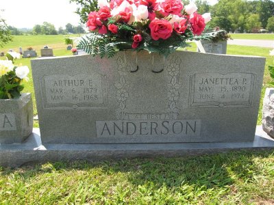Arthur E. 
Mar 6, 1879 
May 16, 1968

Janettea P.
May 15, 1890
June 4, 1974



At Rest