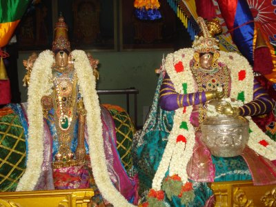 Vennaithaazhi Utsavam-Azhagiyaar with Ranganatha Perumal in Tirukolam.JPG