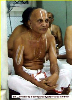 Nelvoy u.ve. Sowmyanarayanacaryar swamy