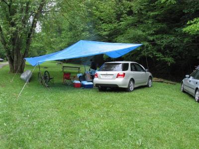 Stoney Fork Camp setup