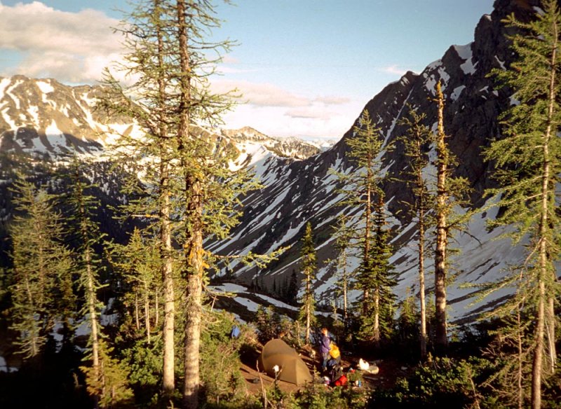 1998 PCT Washington - a day south of the Canadian border on the Pacific Crest Trail