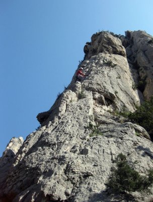 Calanques climbing