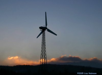 Windmill Sunset