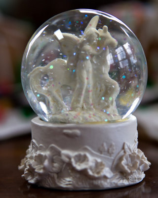 a snow globe