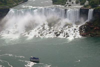 Niagara (American) Falls from High Above in the SkyLon Tower