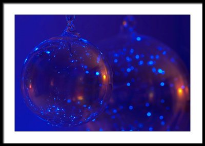 Blue baubles...