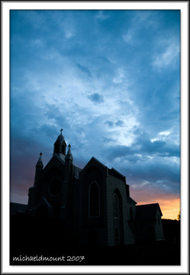Night Sky over the House of God