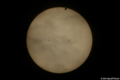 Venus transit 2012 - 6:21:20 PM