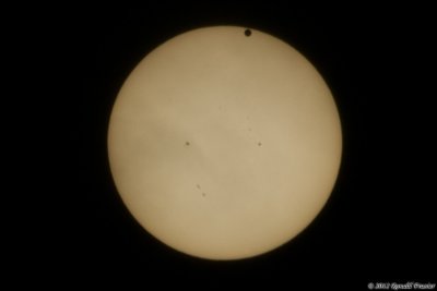 Venus transit 2012 - 6:22:22 PM