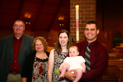 Drew's baptism