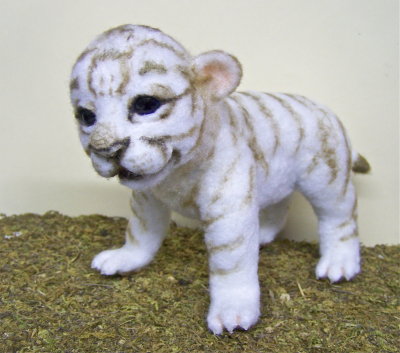 ANOTHER VIEW OF WHITE TIGER CUB