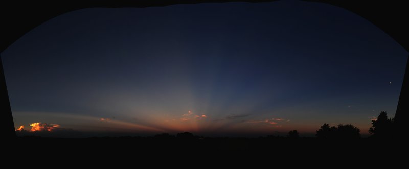 Anti Crepuscular Rays