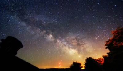 Milky Way over Missouri